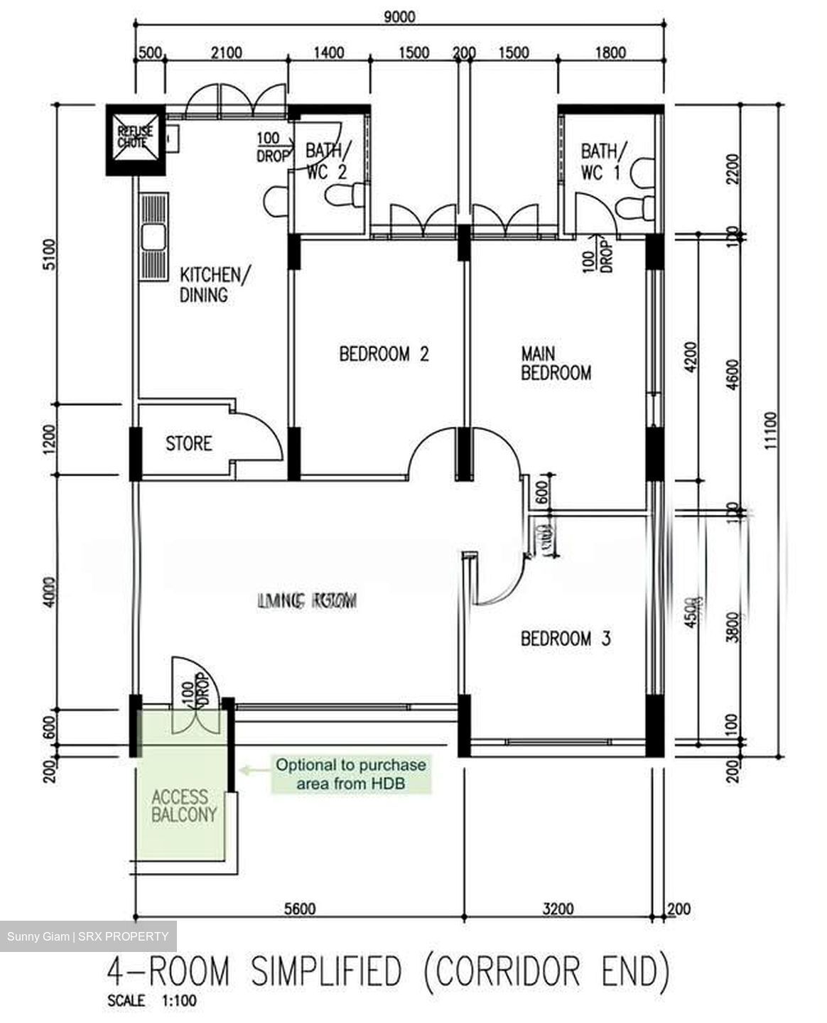 Blk 269 Bukit Batok East Avenue 4 (Bukit Batok), HDB 4 Rooms #585076401